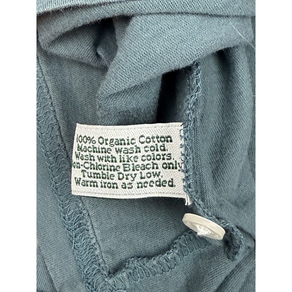 Croquet Polo Shirt Mens Large Green Organic Cotton Preppy Academia Chest Pocket - Picture 5 of 7